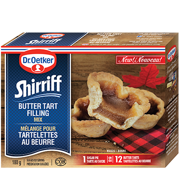 Dr.Oetker Shirriff Butter Tart Filling Mix, 180g/6.3oz, Box, {Imported from Canada}