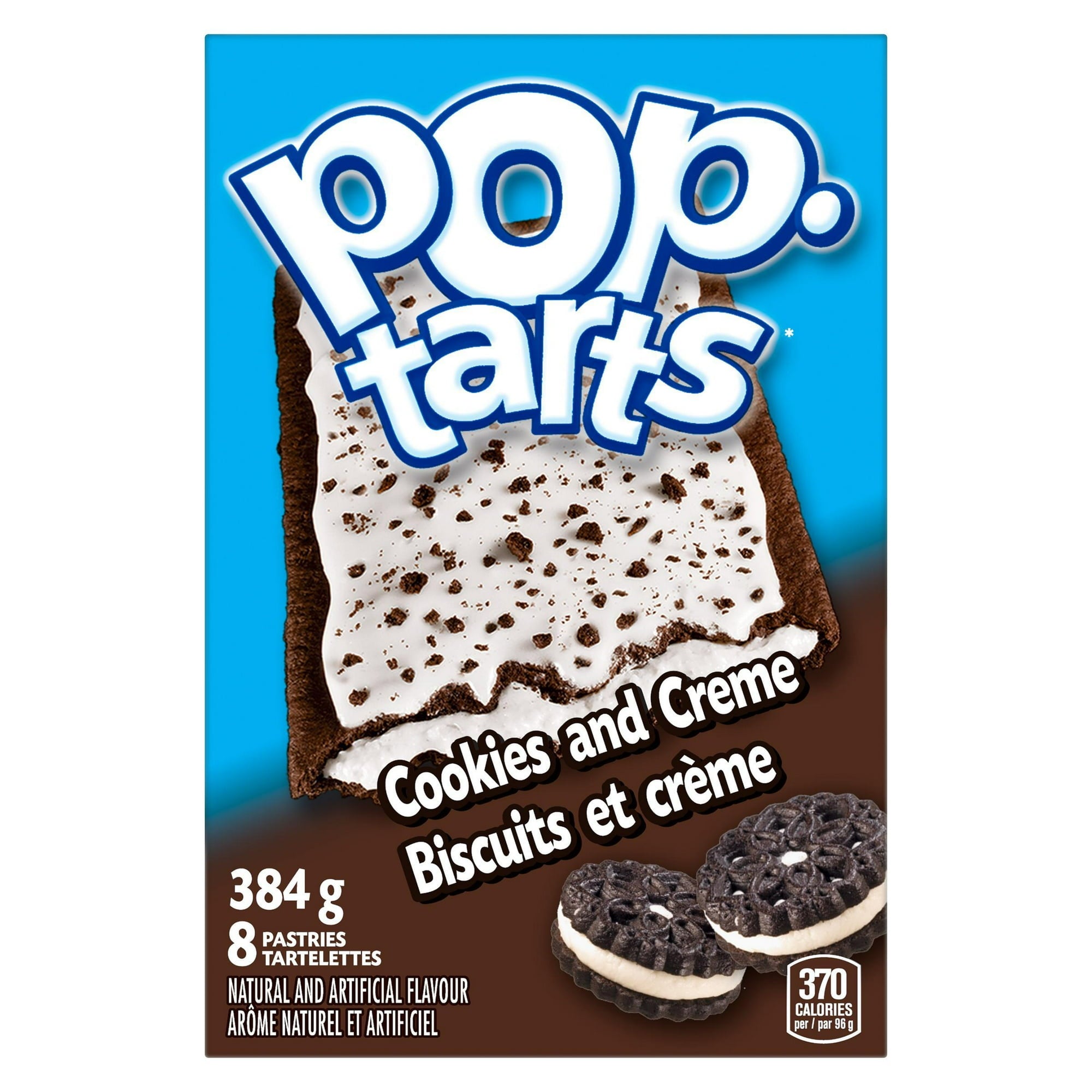 Kellogg's Pop-Tarts, Frosted Cookies and Creme Flavored, 8 pastries, 384g/13.5 oz.