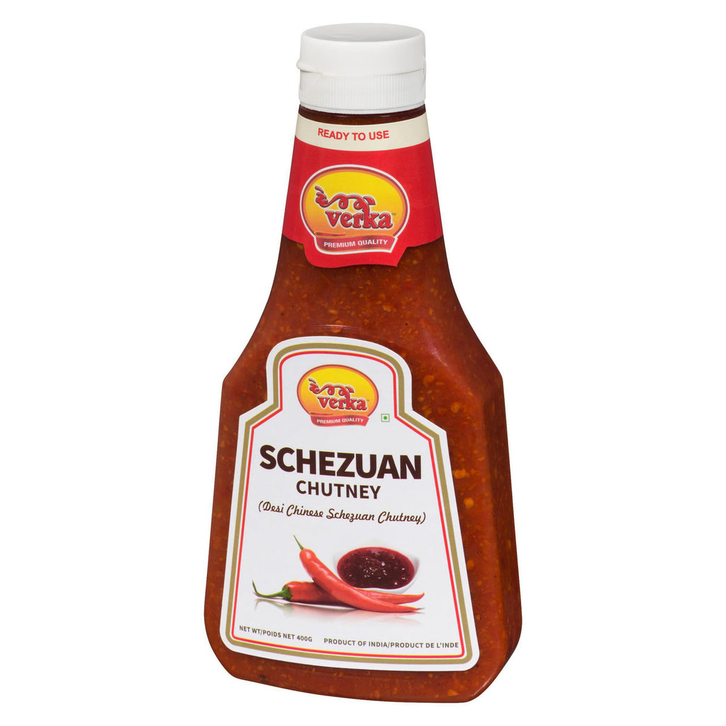 Verka Schezuan Chutney Sauce, 400g/14 oz. Bottle {Imported from Canada}