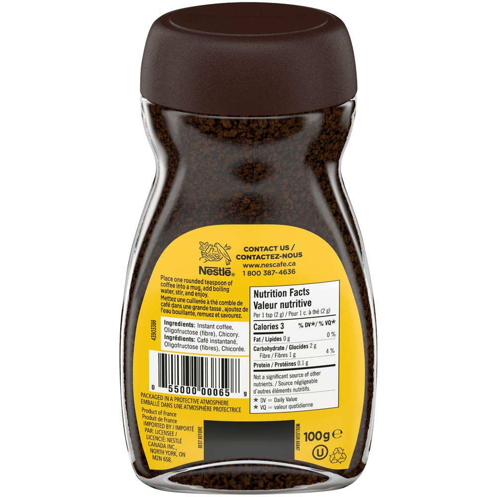 Nescafe Encore, Instant Coffee, 100g/3.5oz Jar, (2 Pack) (Imported from Canada)