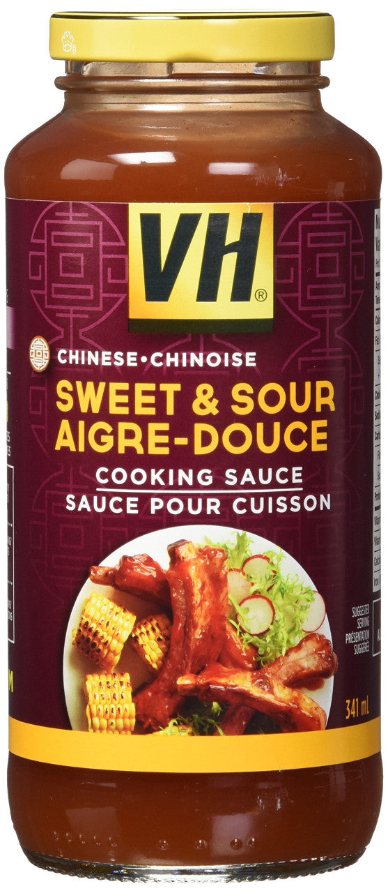 VH Sweet & Sour Cooking Sauce (12 Count), 341ml/11.5oz, Jars, {Imported from Canada}
