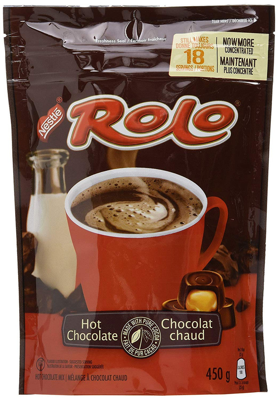Nestle Rolo Hot Chocolate Cocoa Mix, 450g/15.9oz, {Imported from Canada}
