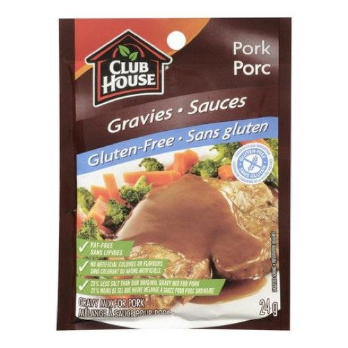 Club House Gluten-Free Pork Gravy Mix, 24g/1 oz. (Imported from Canada)