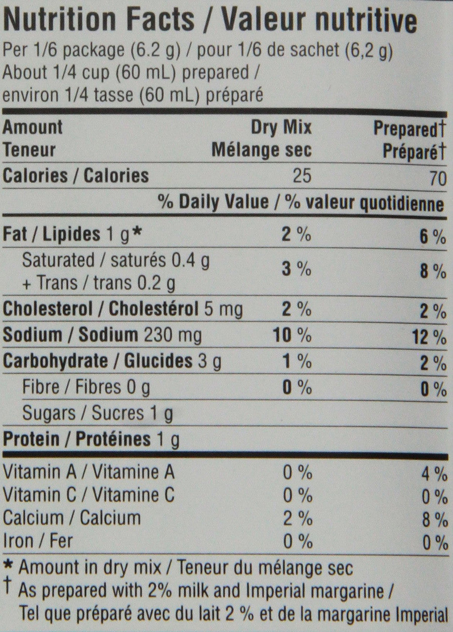 Knorr Pasta Sauce Mix, Alfredo, 37g/1.3 oz, (3 Pack) {Imported from Canada}