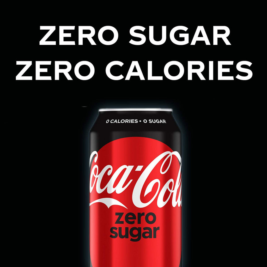 Coca-Cola Zero Sugar, 355mL cans, 12ct, Imported from Canada