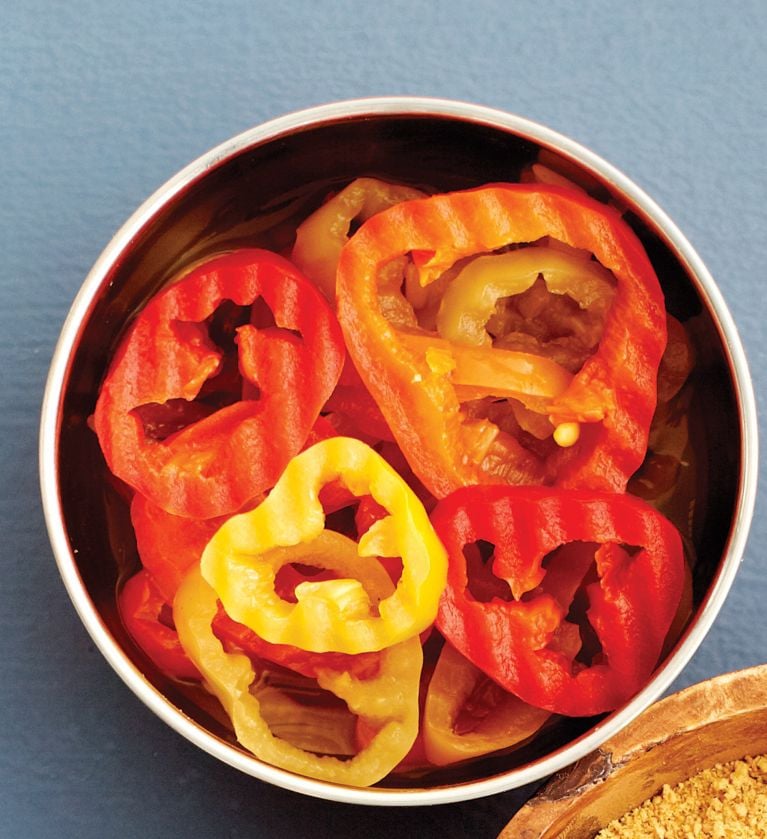 Sunspun Pickled Hot Banana Pepper Rings 3.78L/1 Gallon