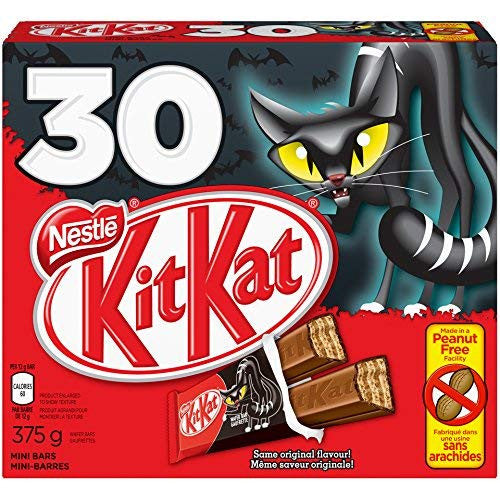 Nestle Canada Chocolate Halloween 2 Pack - Coffin Crisp Coffee Crisp 30x12g & Nestle Kit Kat 30x12g - Snack Size Bars