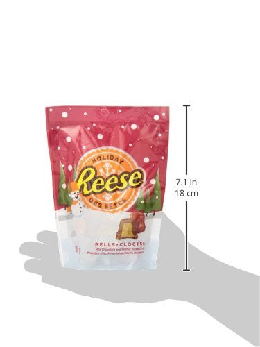 Reese Holiday Peanut Butter Candy Bells, 161-Gram, {Imported from Canada}