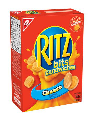 Ritz Bits Cheese Sandwich Crackers 180g/6.3oz, (Imported from Canada)