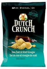 Old Dutch Crunch Sea Salt & Malt Vinegar Chips One Large Bag, {Imported from Canada}