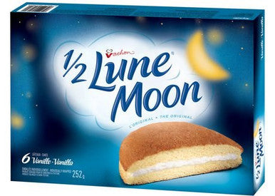 Vachon Vanilla 1/2 Lune Moon Cakes, 280g/ 9.9oz {Imported from Canada}