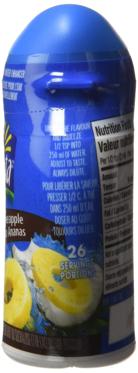 Nesfruta Coconut Pineapple Liquid Water Enhancer, 12x52ml (Imported from Canada)