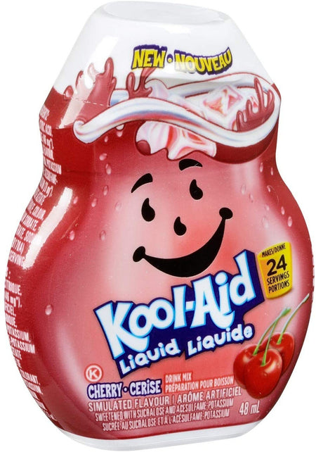 Kool-Aid Cherry Liquid Drink Mix, (48mL/1.6 fl.oz.), {Imported from Canada}