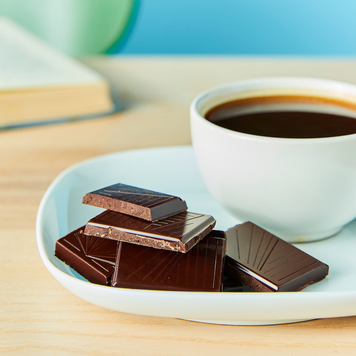 Beloning Organic Dark Chocolate with Coffee Crunch Bar, 100g/3.5 oz {Imported from Canada}