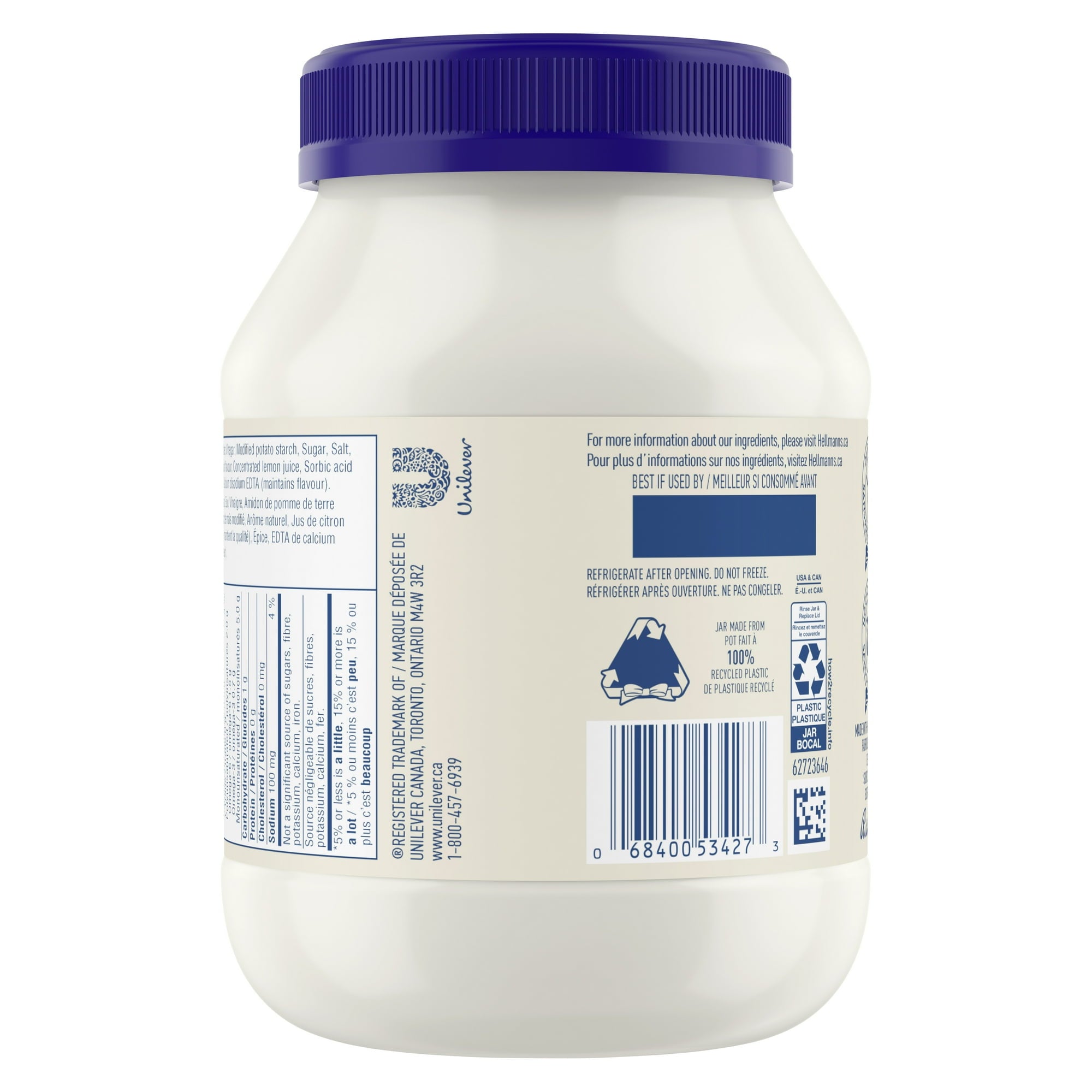 Hellmann's Vegan Dressing & Sandwich Spread, 710ml/24oz