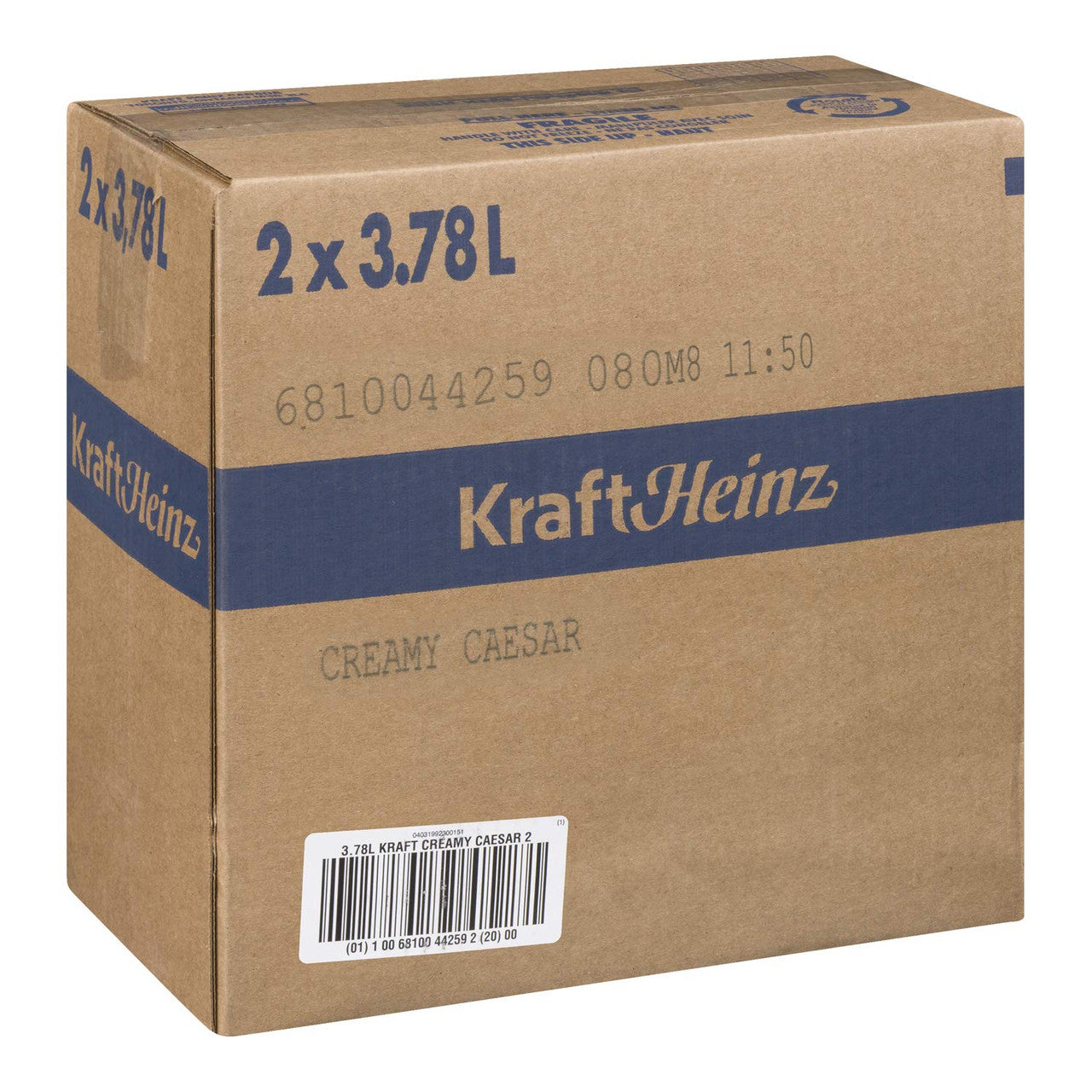 Kraft Creamy Caesar Dressing Jugs, (3.78L/1 Gallon per Jug) (Pack of 2), {Imported from Canada}