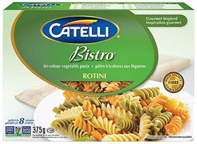Catelli Bistro Tri-Colour Rotini Pasta, 375g/13.2 oz., {Imported from Canada}