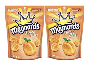 Maynards Fuzzy Peach Candy 355g (12.5oz) 2 pack, {Imported from Canada}