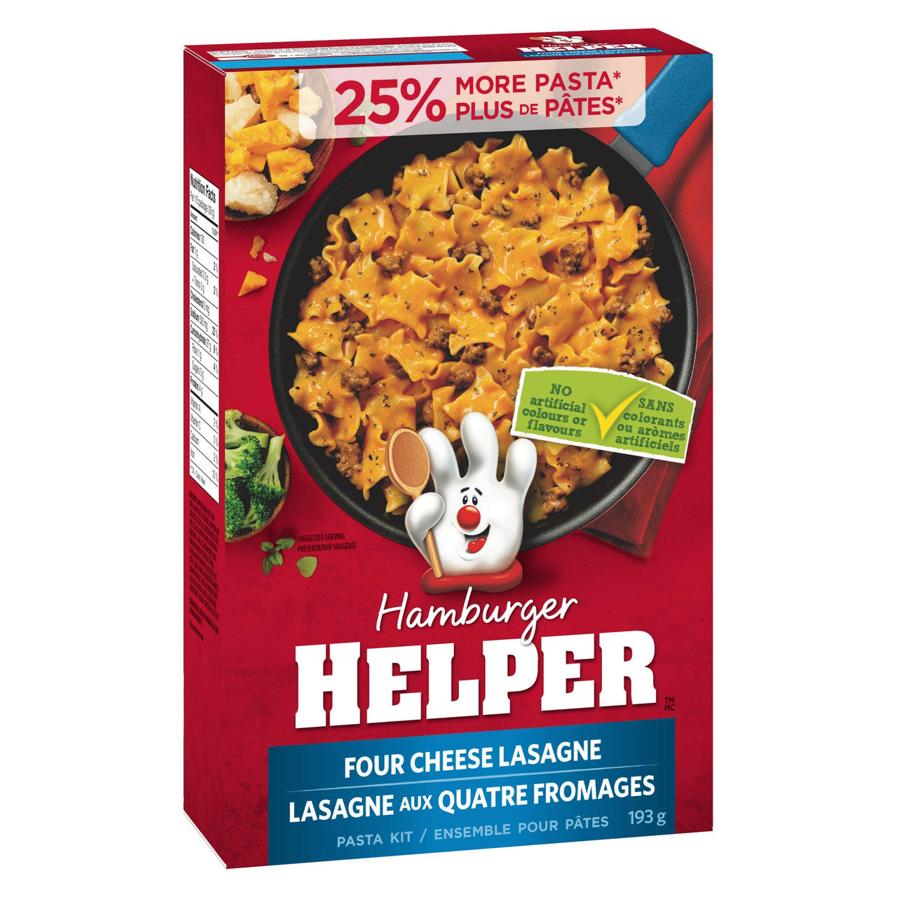 Hamburger Helper, Four Cheese, Lasagne, 193g/6.8oz., {Imported from Canada}