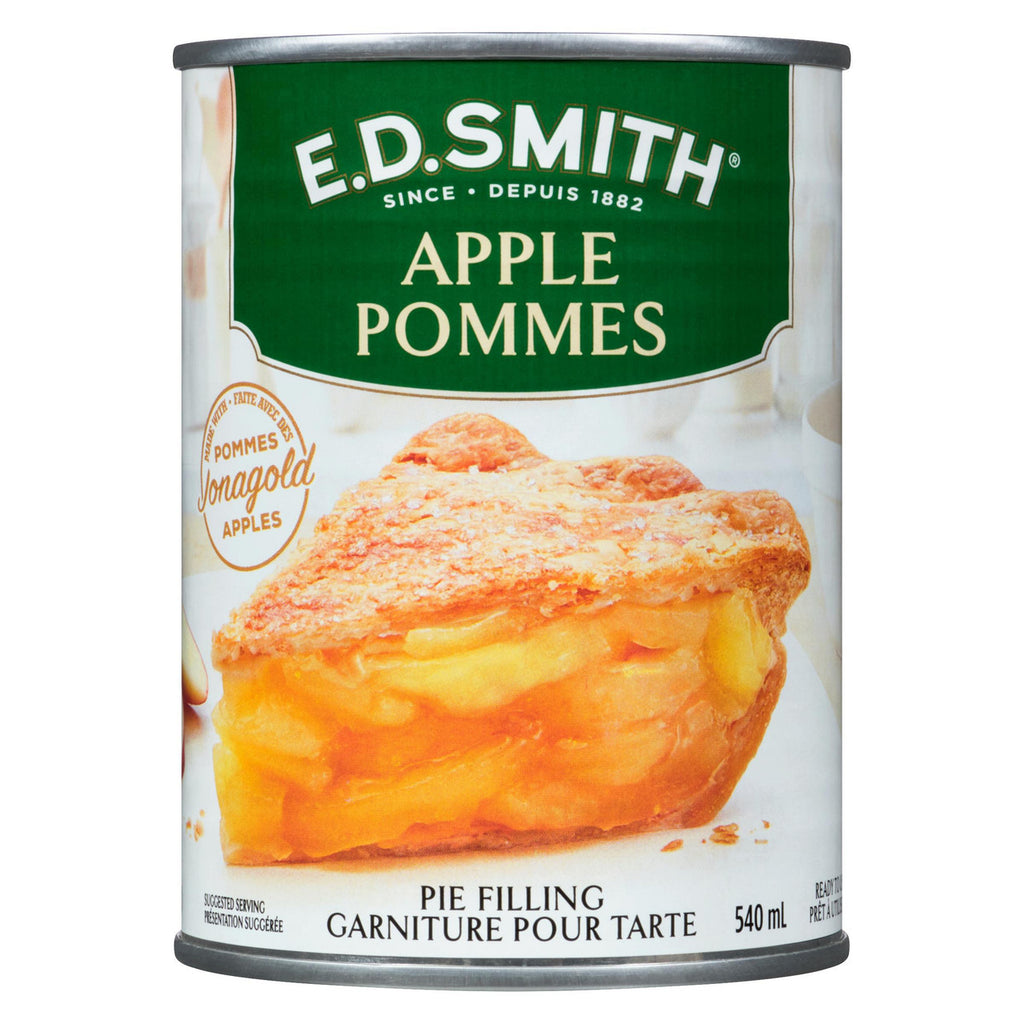 E.D. Smith Apple Pie Filling, 540mL/18.9 oz. Can {Imported from Canada}