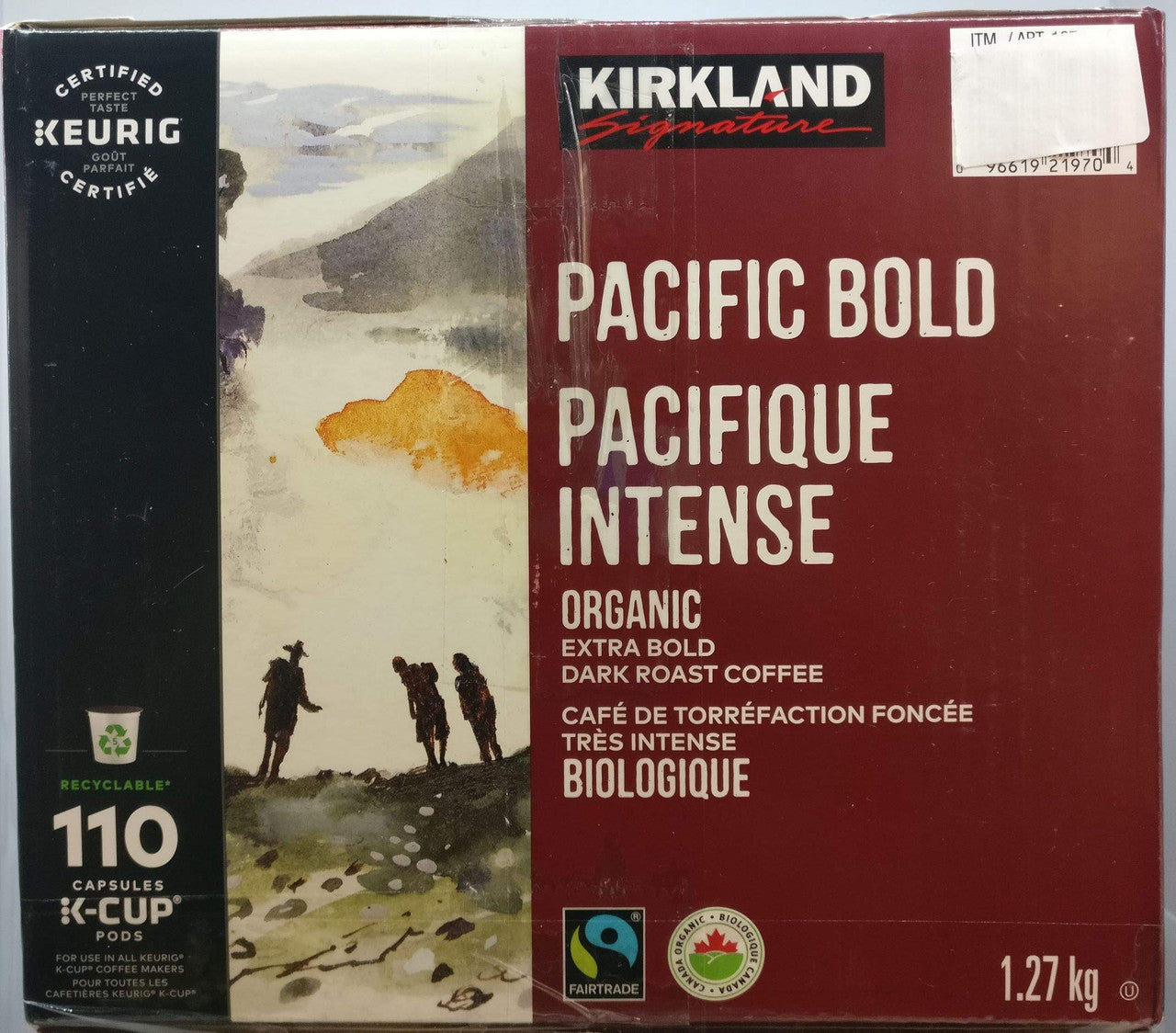 Kirkland Pacific Bold K-Cups, 110 Count, {Imported from Canada}