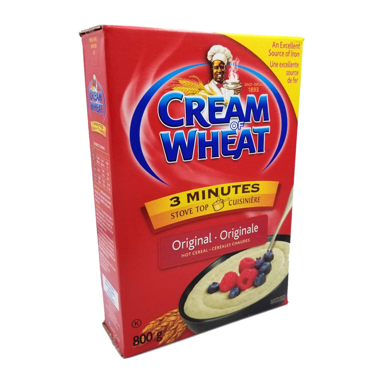 Cream of Wheat Original Flavour Hot Cereal, 800g/1.8 lbs, Pack of 2, {Imported from Canada}