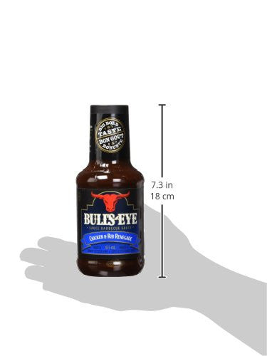 BULL'S-EYE Chicken & Rib Renegade BBQ Sauce, 425ml/14oz. {Imported from Canada}