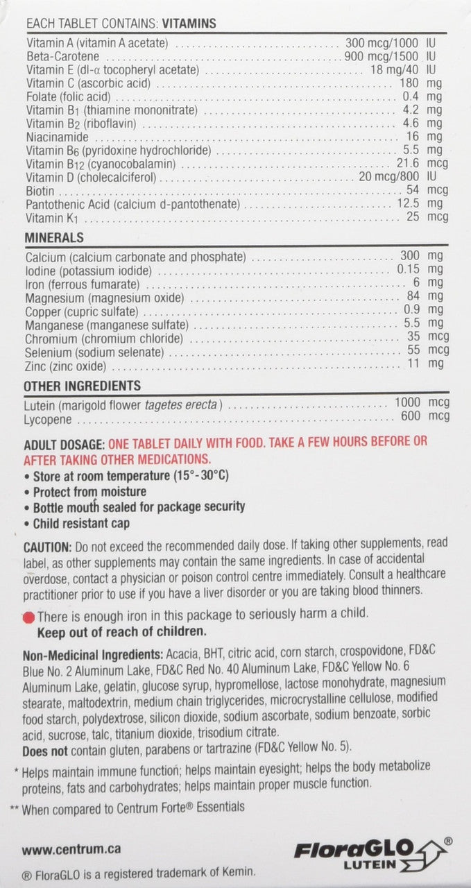 Centrum Multivitamins  for Men, 90 tabs {Imported from Canada}