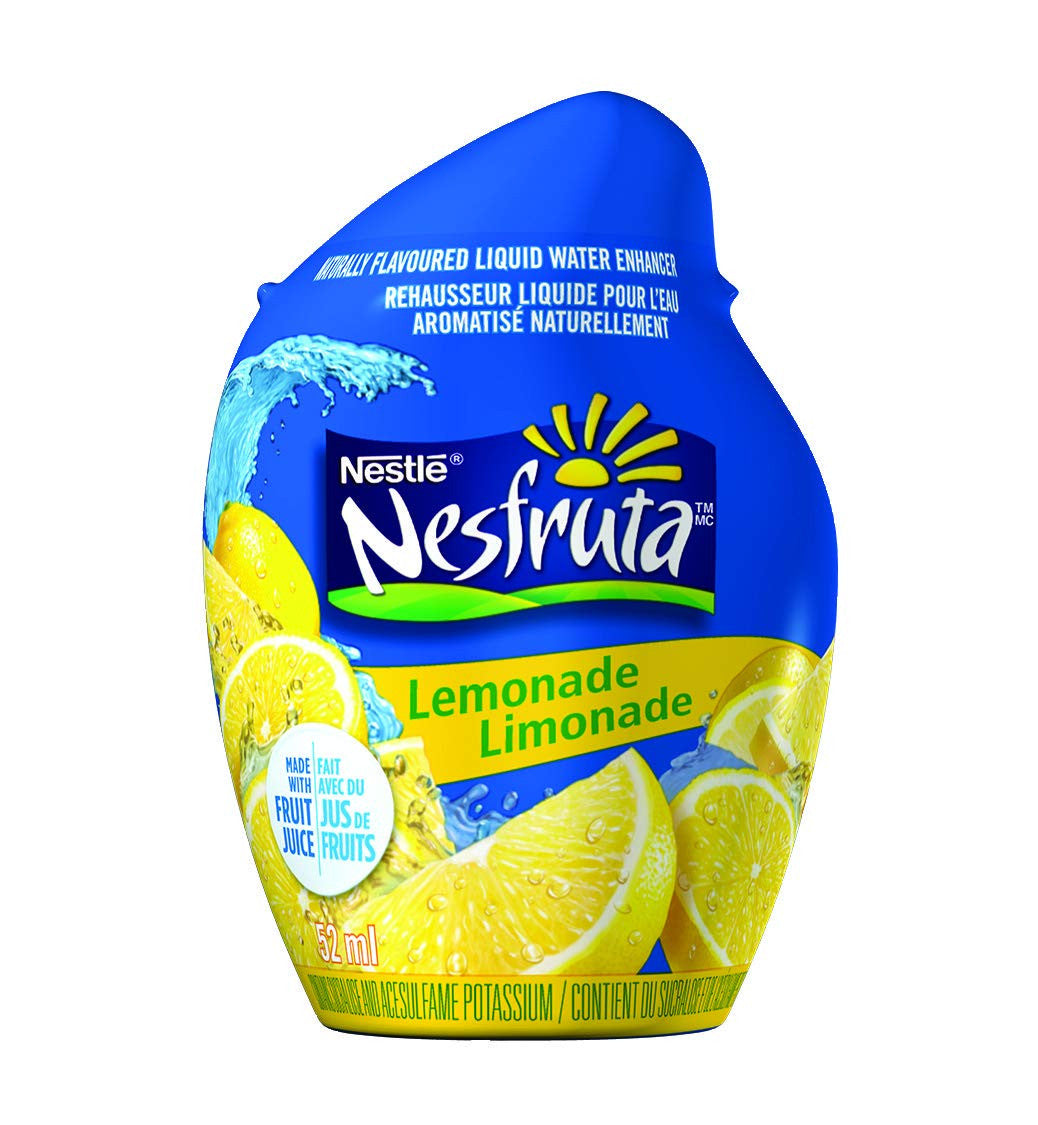 NESFRUTA Liquid Lemonade, (12 x 52ml) (Pack of 12 Bottles), {Imported from Canada}