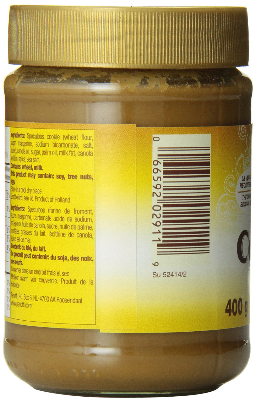 Penotti Cookie Notti, Speculoos Spread, 400g/14.1 oz. {Imported from Canada}