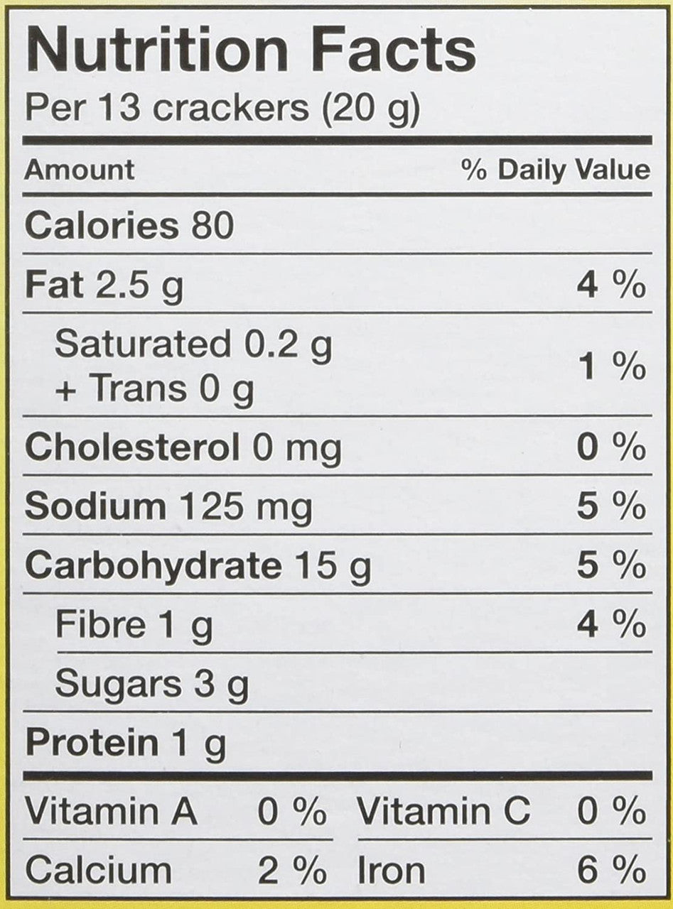 Christie Wheat Thins Sweet Potato Crackers, 175g/6.2 oz., Box, (Imported from Canada}