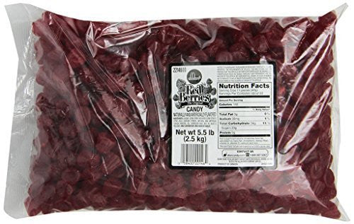Allan Red Berries, 2.5kg/5.5lbs. Gummy Candy, {Imported from Canada}