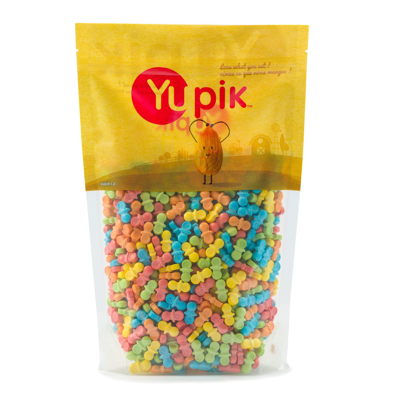 Yupik Baby Face Pacifier (Pressed Candy),1Kg/2.2lbs.,{Imported from Ca