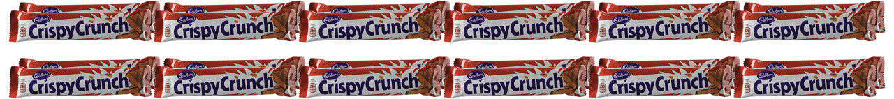 Crispy Crunch Chocolate BAR 24pk (48g Per Pack) Made in Canada