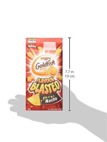 Pepperidge Farm, Goldfish, Flavour Blasted Baked Nacho Crackers, 180g/6.3oz, 6-Pack (Imported from Canada)