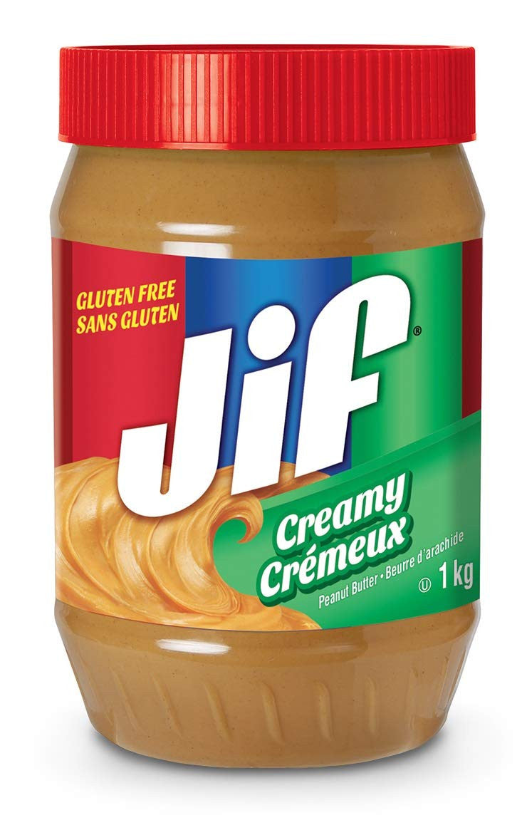 Jif Creamy Peanut Butter 1kg/35oz. (Imported from Canada)