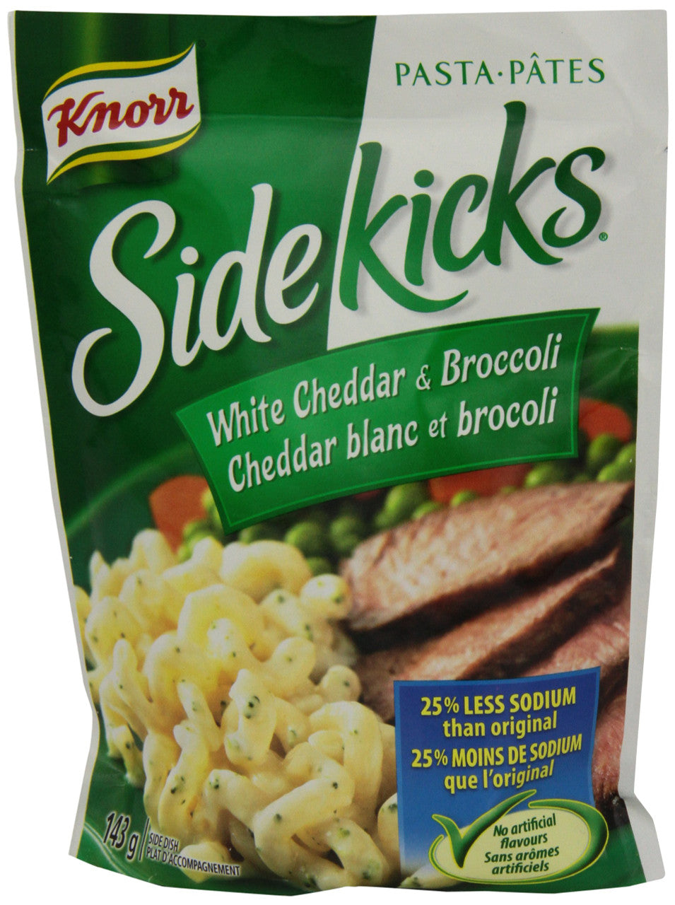 Knorr Sidekicks White Cheddar And Broccoli Pasta  143g - {Canadian}