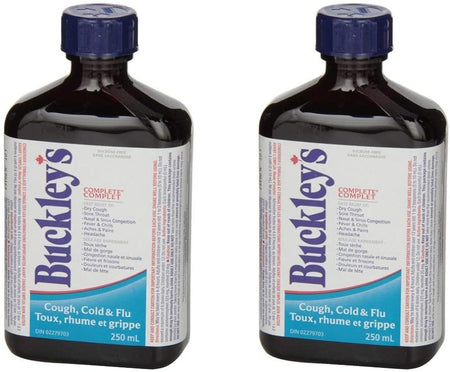 Buckley's Complete Cough Cold & Flu Syrup 2x 250mL {Imported from Canada}