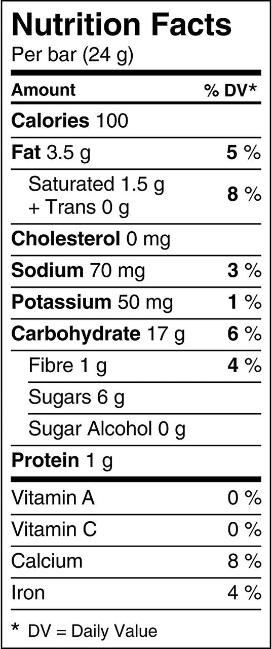 QUAKER CHEWY Confetti Chip Granola Bars (5 Bars x 24 g), 120g/4.2 oz., {Imported from Canada}