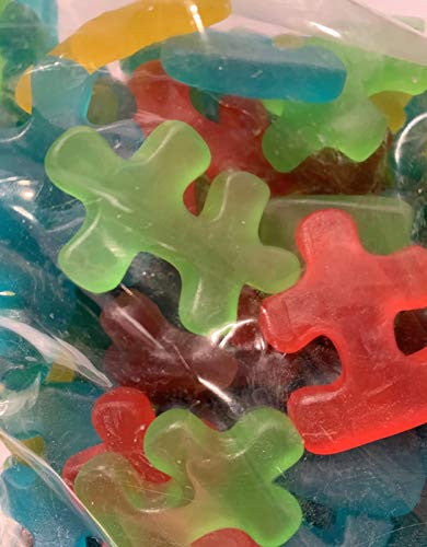 McCormicks Puzzle Piece Gummy Candies  - 2.5kg/5.5 lb. Bag - Perfect for Puzzle Lovers! {Imported from Canada}