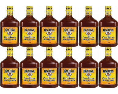 BeeHive Gluten Free Golden Corn Syrup,1 Litre/33.8oz., 12ct, {Imported from Canada}