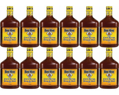 BeeHive Gluten Free Golden Corn Syrup,1 Litre/33.8oz., 12ct, {Imported from Canada}