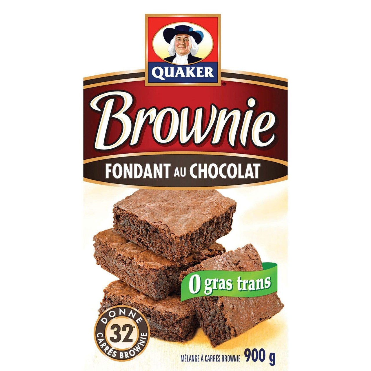 Quaker Chocolate Fudge Brownie Baking Mix, 900g/31.7 oz., {Imported from Canada}