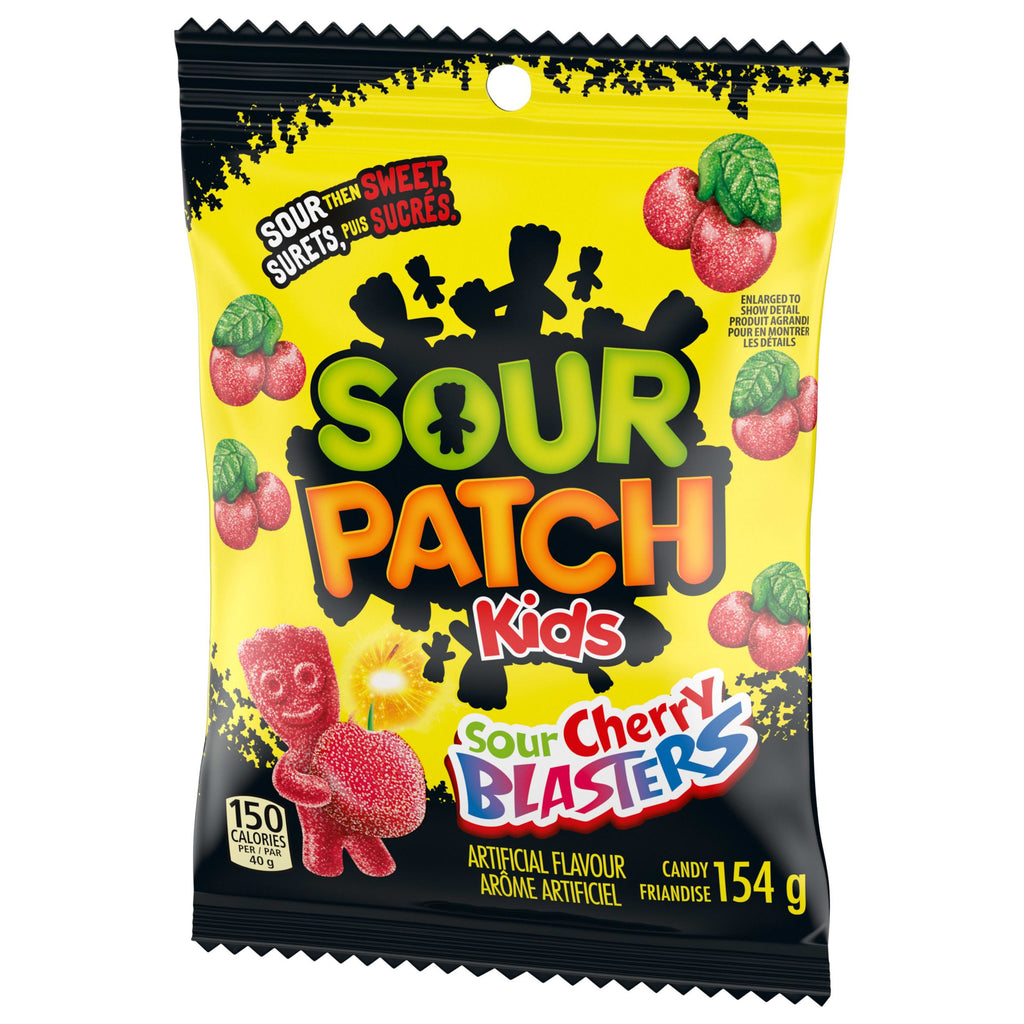 Maynards Sour Cherry Blasters Candy, 154g/5.4 oz. Bag