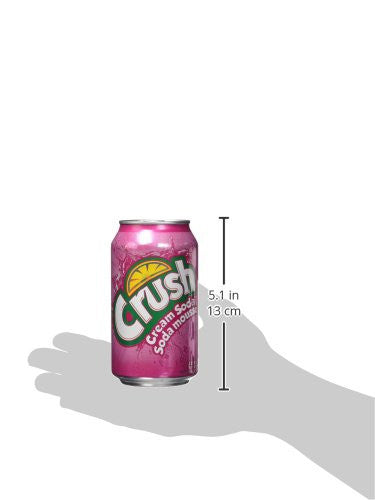 Crush Cream Soda Soft Drink 12 Cans 355ml/12 fl. oz.,{Imported from Canada}