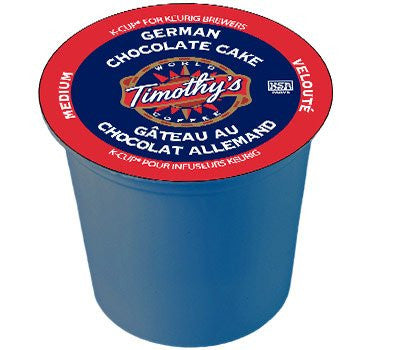 Timothy's World Coffee German Chocolate Cake for Keurig Brewers 24 K-Cups (2 Pack)