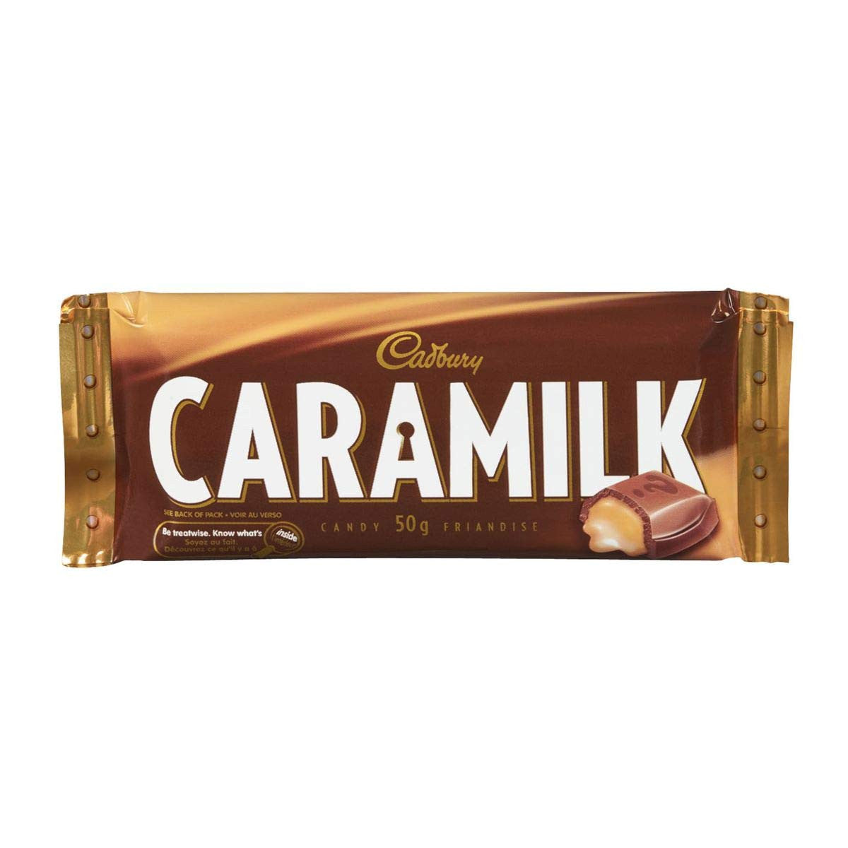 Cadbury Caramilk Chocolate bars, (48 pack) 50g/1.8 oz, per bar {Imported from Canada}