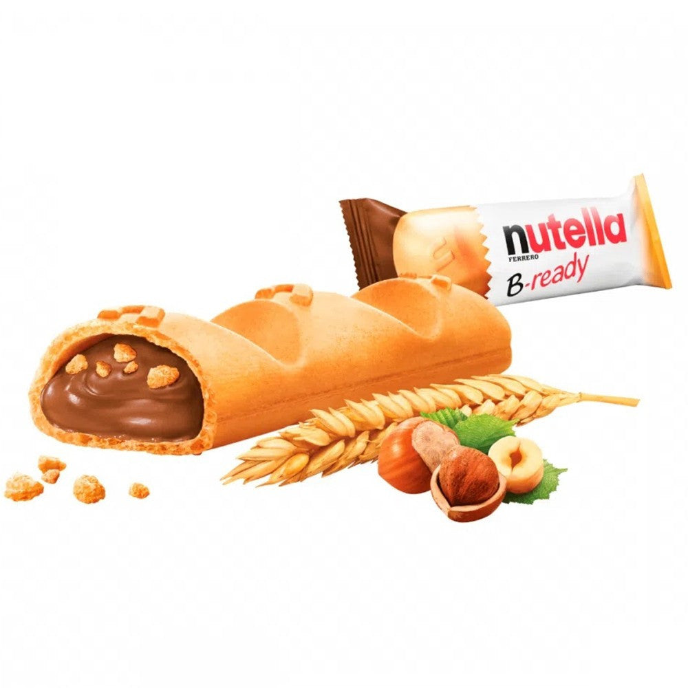 Nutella B-ready Bars, 6 bars, 132g/4.6 oz., {Imported from Canada}