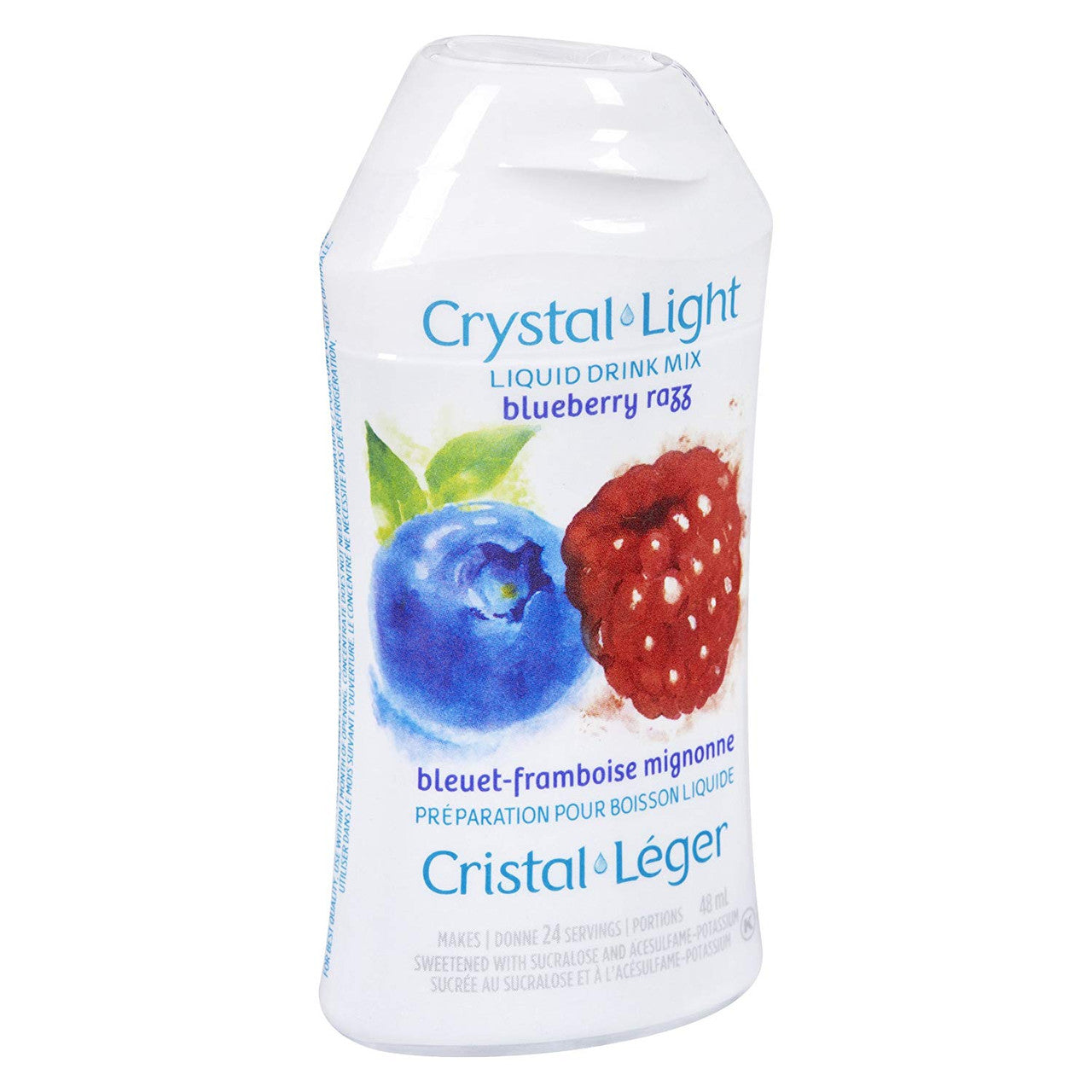Crystal Light Blueberry Razz Liquid Drink Mix, 48mL, {Imported from Canada}