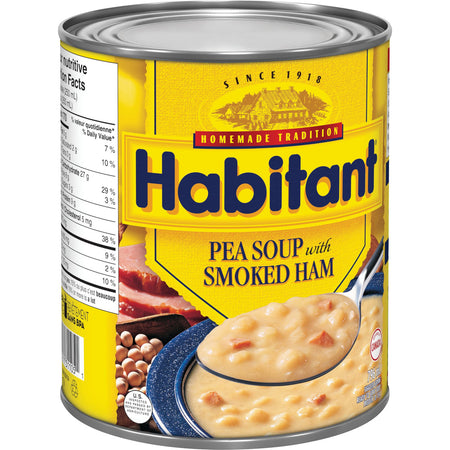 Habitant Split Pea With Smoked Ham Soup, 796ml - {Imported from Canada}